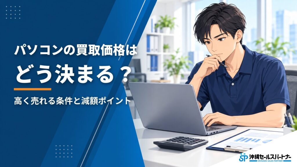 パソコンの買取価格はどう決まる？高く売れるパソコンの条件と、減額になりやすいポイント