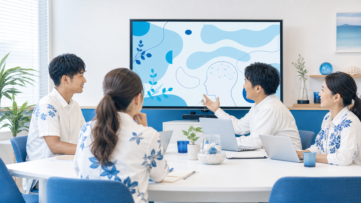 定期的に振り返りながらAI活用を定着させる沖縄の中小企業のチーム